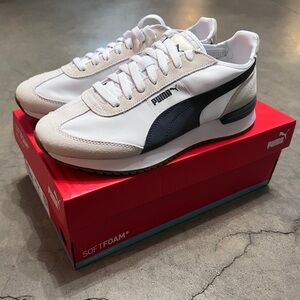 Puma R78 Wind Nylon White / Gray / Ivory Sneakers Men’s Size 8 BNWT